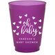 Confetti Hearts Oh Baby Colored Shatterproof Cups Image 1 of 2
