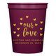 Confetti Hearts Our Love Stadium Cups Image 4 of 5