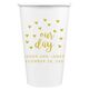 Confetti Hearts Our Day Paper Coffee Cups Image 2 of 3