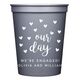 Confetti Hearts Our Day Stadium Cups Image 3 of 3