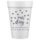 Confetti Hearts Our Day Styrofoam Cups Image 3 of 3