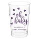 Confetti Hearts Oh Baby Clear Plastic Cups Image 1 of 2