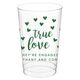 Confetti Hearts True Love Clear Plastic Cups Image 3 of 3