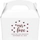 Confetti Hearts Our Love Gable Favor Boxes Image 4 of 5