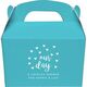 Confetti Hearts Our Day Gable Favor Boxes Image 1 of 3