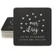 Confetti Hearts Our Day Square Coasters Image 3 of 3