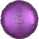 Confetti Hearts True Love Mylar Balloons Image 1 of 3