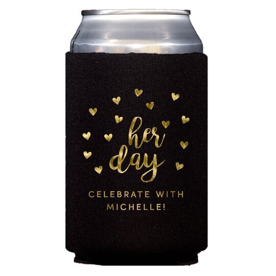 Confetti Hearts Her Day Collapsible Huggers