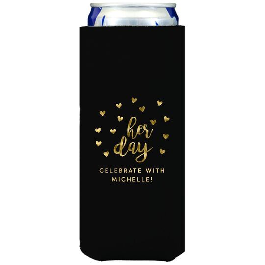 Confetti Hearts Her Day Collapsible Slim Huggers