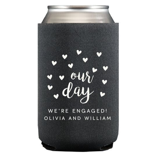 Confetti Hearts Our Day Collapsible Huggers