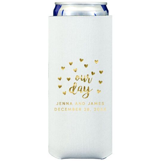 Confetti Hearts Our Day Collapsible Slim Huggers