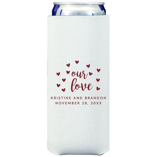 Confetti Hearts Our Love Collapsible Slim Huggers