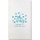 Confetti Hearts Oh Baby Bamboo Luxe Guest Towels Image 2 of 2