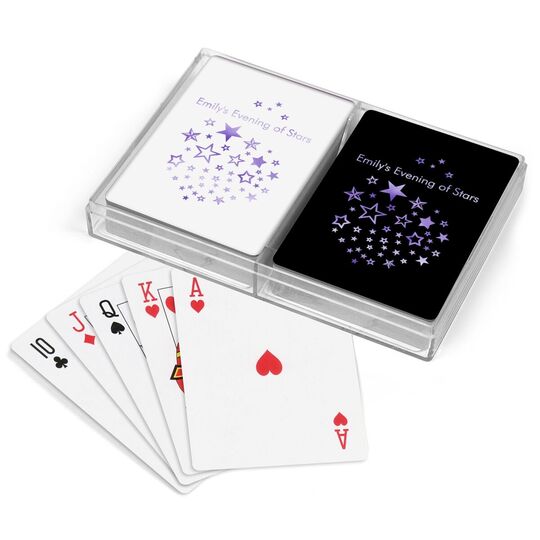 Star Party Double Deck Playing Cards