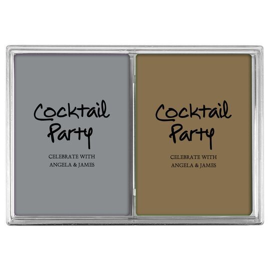 Studio Cocktail Party Double Deck Playing Cards