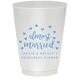 Confetti Hearts Almost Married Colored Shatterproof Cups Image 2 of 3