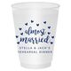 Confetti Hearts Almost Married Shatterproof Cups Image 1 of 3