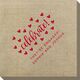 Confetti Hearts Celebrate Bamboo Luxe Napkins Image 12 of 12