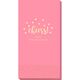 Confetti Hearts Cheers Guest Towels Image 1 of 6