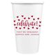 Confetti Hearts Celebrate Paper Coffee Cups Image 12 of 12