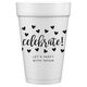 Confetti Hearts Celebrate Styrofoam Cups Image 1 of 12