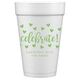 Confetti Hearts Celebrate Styrofoam Cups Image 2 of 12