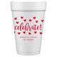 Confetti Hearts Celebrate Styrofoam Cups Image 4 of 12