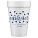 Confetti Hearts Celebrate Styrofoam Cups Image 6 of 12