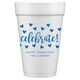 Confetti Hearts Celebrate Styrofoam Cups Image 8 of 12