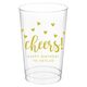 Confetti Hearts Cheers Clear Plastic Cups Image 4 of 6