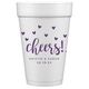 Confetti Hearts Cheers Styrofoam Cups Image 4 of 6
