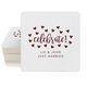 Confetti Hearts Celebrate Square Coasters Image 6 of 12