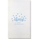 Confetti Hearts Cheers Bamboo Luxe Guest Towels Image 1 of 6