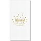 Confetti Hearts Cheers Deville Guest Towels Image 5 of 6