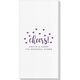 Confetti Hearts Cheers Deville Guest Towels Image 6 of 6