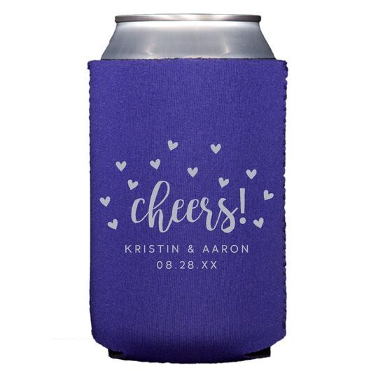 Confetti Hearts Cheers Collapsible Huggers