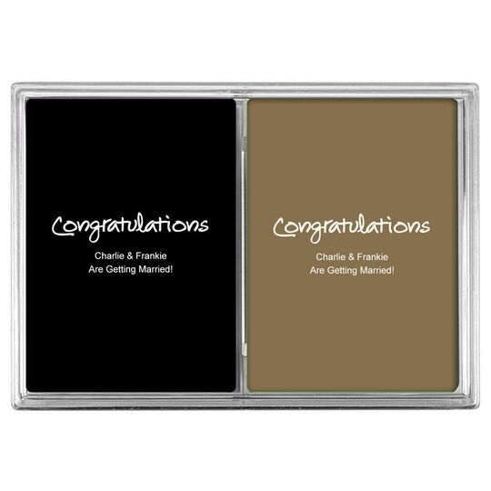 Studio Congratulations Double Deck Playing Cards