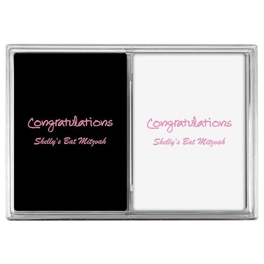 Studio Congratulations Double Deck Playing Cards