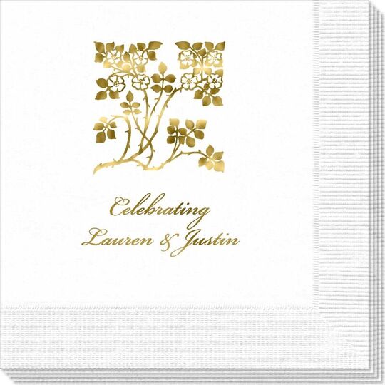 Floral Design Napkins
