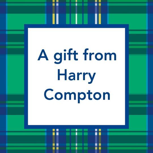 Green Plaid Gift Enclosures