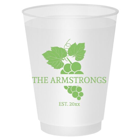 Wine Grapes Shatterproof Cups