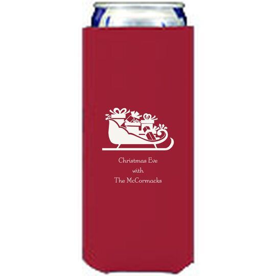 Victorian Sleigh with Presents Collapsible Slim Huggers