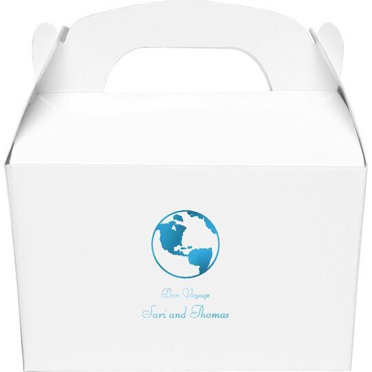 World Traveler Gable Favor Boxes