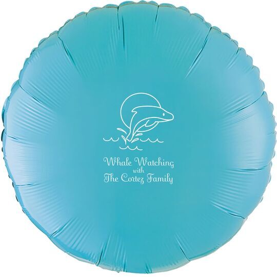 Whale Mylar Balloons