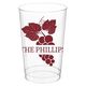 Wine Grapes Clear Plastic Cups Image 1 of 3