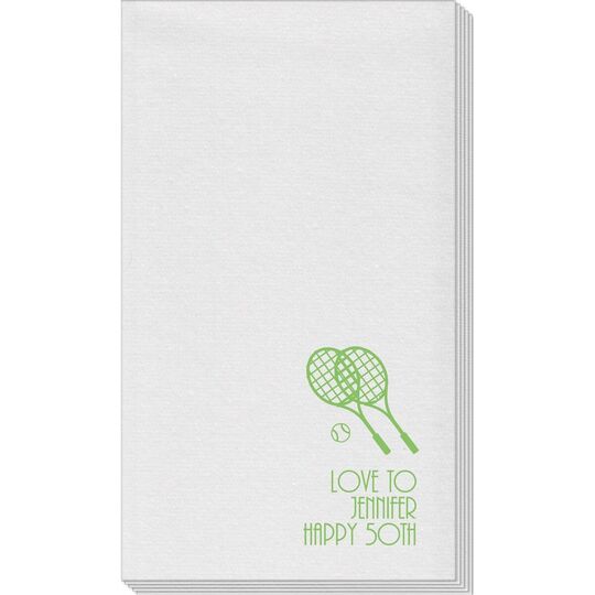 Doubles Tennis Linen Like Guest Towels