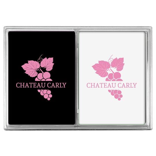 Wine Grapes Double Deck Playing Cards