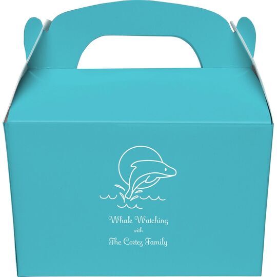 Whale Gable Favor Boxes