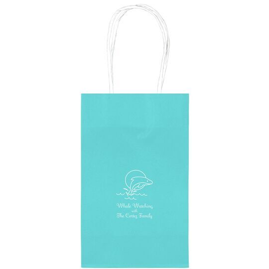 Whale Medium Twisted Handled Bags