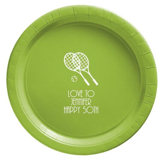 Doubles Tennis Paper Plates